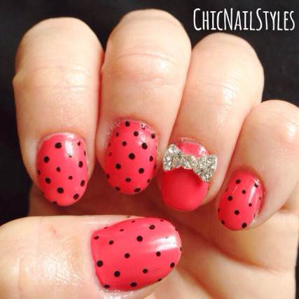 I am loving these tiny black polka dots lately...simple but cute!