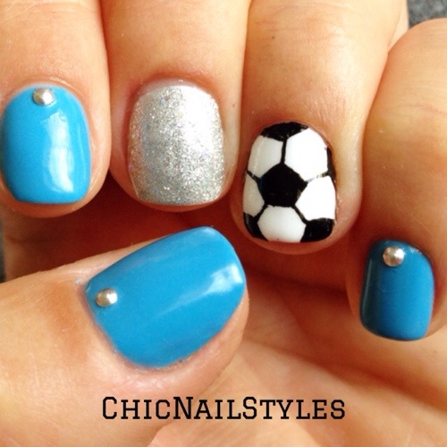Does painting a soccer ball on my nails make me a soccer mom? :)