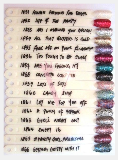 This is a great detailed list of all the colors...thank you Melva!